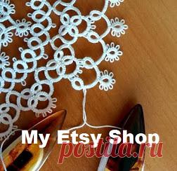 Frywolitki, Tatting, Chiacchierino: serwetka 