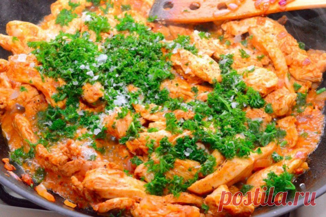 Куриное филе с лимоном и чесноком