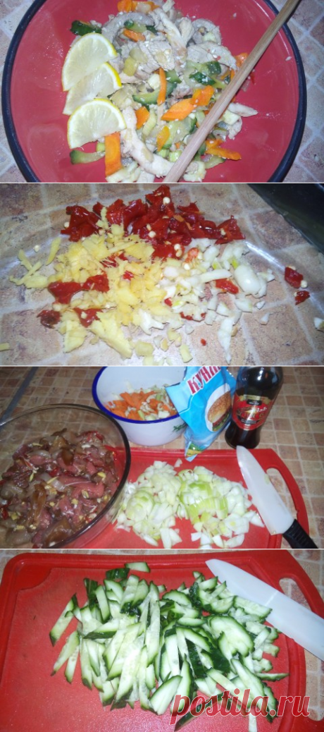 Мясо по мотивам якисоба