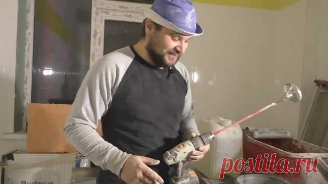 Как затереть швы кривой плитки, чтобы смотрелось ровно!)