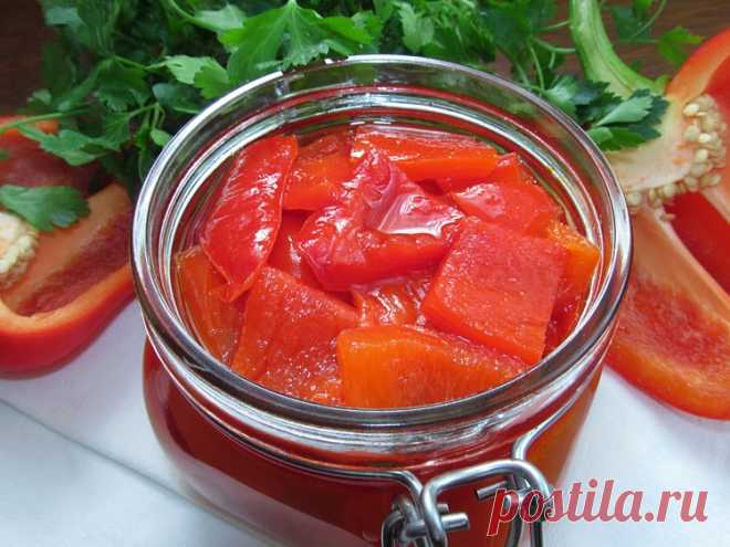 Постигая искусство кулинарии... : Перец красный маринованный