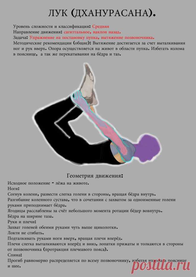 Поза Лука (Дханурасана)