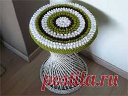 Интересный чехол на табурет