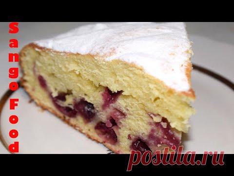 Сметанный пирог с ягодами. Для тех кто не любит возиться с тестом