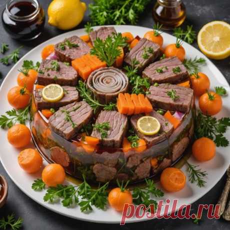 Заливное из говядины — Пошаговый рецепт приготовления 2024 | Простые и вкусные домашние рецепты