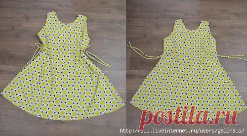 Flared платье легко сделать.Схемы.