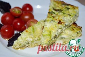 Омлет с кабачками и творогом - кулинарный рецепт