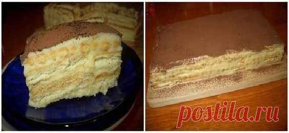 Быстрый и вкусный торт «А-ля тирамису». Объедение!