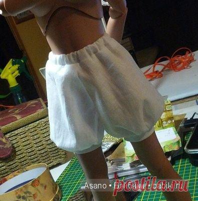 Как легко и просто построить выкройку для пышных штанишек-панталон /