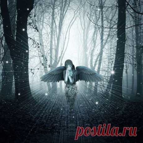 Грустный ангел в Фотошоп / Photoshop уроки и всё для фотошоп - новые уроки каждый день!