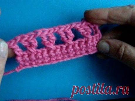 Уроки вязания крючком Тема: "Перекрещенные элементы" - Вязание - Страна Мам