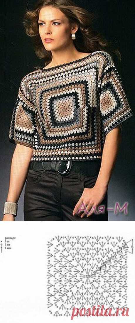 Crochetemoda: Crochet - Blusas Coloridas