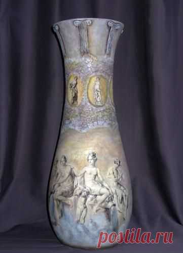 Напольная ваза " Эпоха Античности» МК..