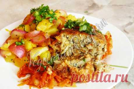 Ленивые голубцы без мяса Вкусные, сытные и полезные голубцы подойдут в пост, вегетарианцам и веганам.