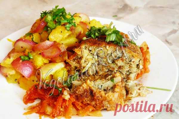 Ленивые голубцы без мяса Вкусные, сытные и полезные голубцы подойдут в пост, вегетарианцам и веганам.