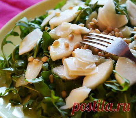 Салат с грушами, рукколой и козьим сыром - рецепт с фото - салат с грушами, рукколой и козьим сыром - как готовить: ингредиенты, состав, время приготовления - Леди@Mail.Ru