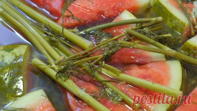 Маринованный арбуз - оригинальный рецепт для настоящих гурманов