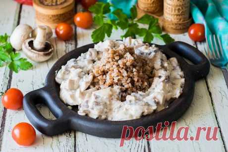 Универсальная подлива с курицей и грибами. Пошаговый рецепт с фото — Ботаничка.ru