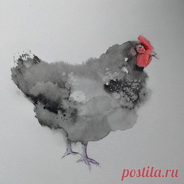 Я грущу от того что объявили последнее задание #любимый_марафон с @yana_stamo @canotstoppainting @svekla_art @peredvizhnik но сегодня у меня совершенно не было настроя рисовать от того что нет хлопковой бумаги а большинство МК проводят с ней да и вообще стала побаиваться акварели, а были наполеоновские планы и куча идей. Но тем не менее нельзя же так просто останавливаться на полпути. И вот мой любимый сюжет - это #животные , а именно #птицы это то что я рисовала рисую и б...