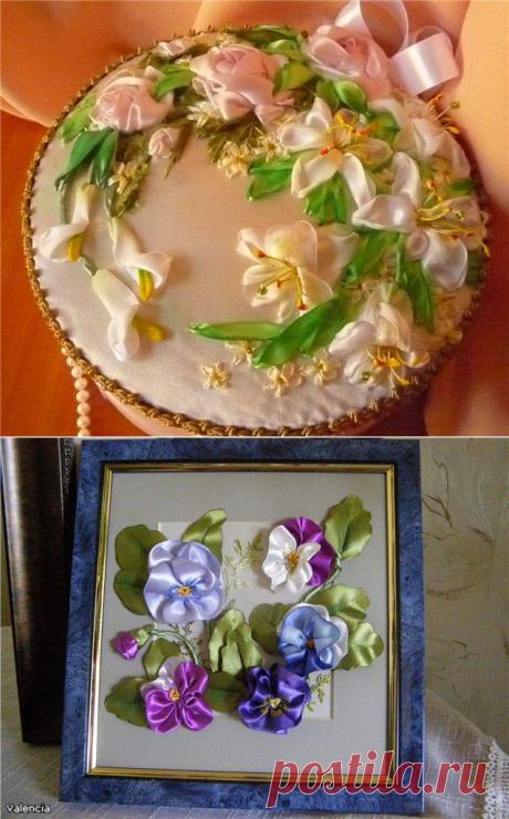 Вышиваем лентами