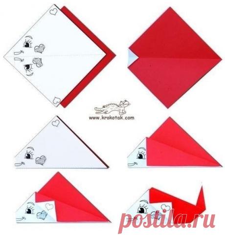 Оригами для малышей Морская тема - Поделки с детьми | Деткиподелки