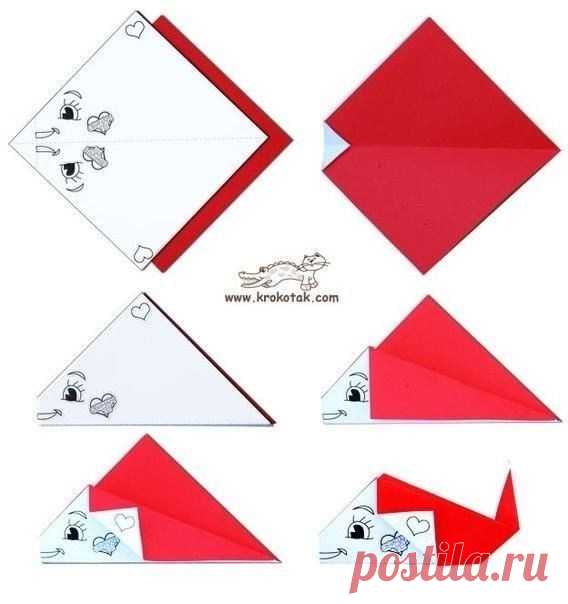 Оригами для малышей Морская тема - Поделки с детьми | Деткиподелки