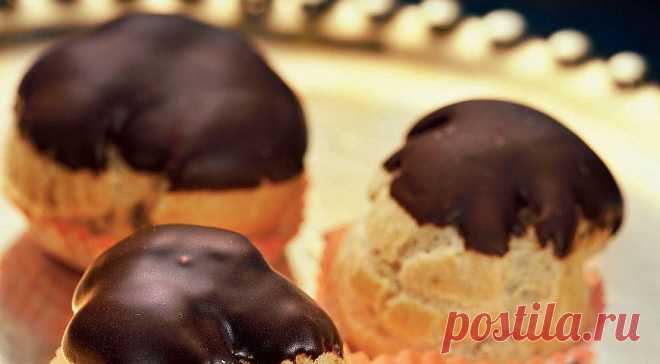 Профитроли с шоколадом. Пошаговый рецепт с фото на Gastronom.ru