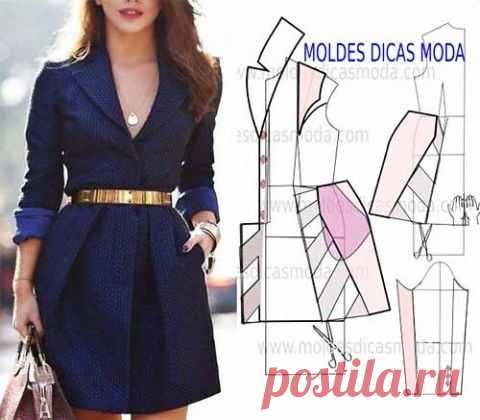 Три выкройки модной женской одежды