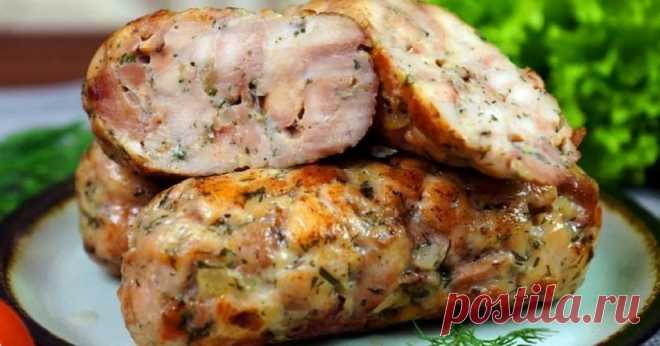 Домашняя колбаса из куриных бедер за 1 час - Со Вкусом
