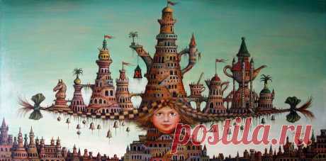 Sergey Tyukanov /Сергей Тюканов, 1955 | Surrealist painter | Tutt'Art@