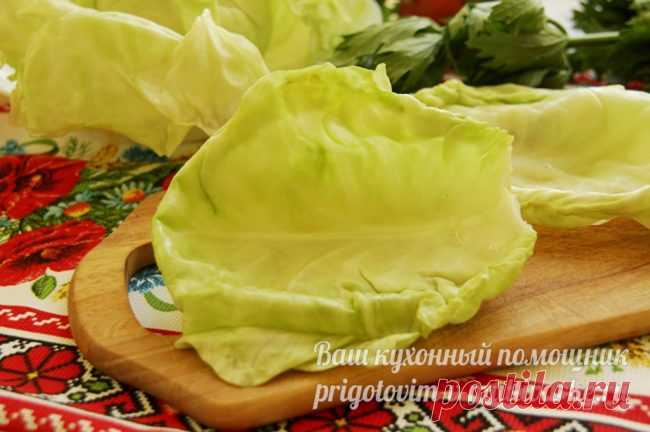 Капуста для голубцов в микроволновке для размягчения, сколько минут
