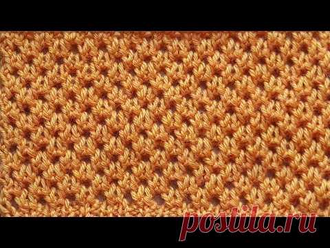 Ажурная сетка спицами для кардигана, топа, маечки, туники .