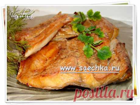Копчёная в сковороде рыба