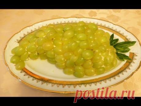 Салаты с виноградом - рецепты / Простые рецепты