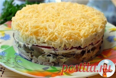 Салат "Тоска"

Салат «Тоска».Очень вкусный салат с шампиньонами и курицей,прекрасно дополнит ваше праздничное меню.Название салат получил от популярной итальянской оперы-«Тоска»-Джакомо Пуччини.

Ингредиенты:

1. Вареная куриная грудка
2. Два крупных твердых помидора
3. Сыр Российский тертый двести грамм
4. Одна молодая луковица
5. Свежие шампиньоны двести грамм
6. Майонез, соль по вкусу, оливковое масло для жарки

Мелко покрошить лук, шампиньоны и обжарить на оливковом ма...