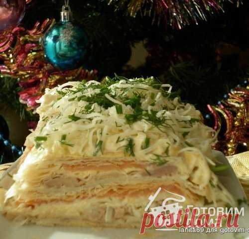 "Чудесный закусочный наполеон"