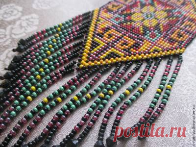 Мастер-класс: Гердан из бисера своими руками + подробный видеоролик! | Волшебная страна искусства и рукоделия