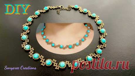 Dashing Necklace || DIY Beaded Necklace Hi friends....Welcome to my channel . If you like my Video Remember to Subscribe,Like & Share A lot of you have been asking for a contribution link , Here's ...