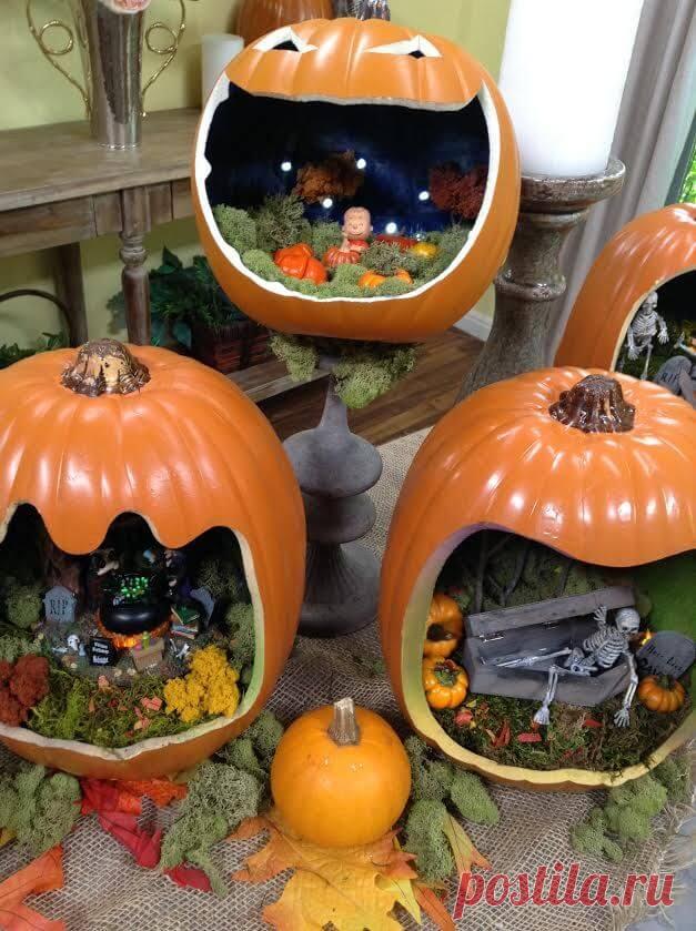 Диорамные интерьерные композиции на Хэллоуин - Planetalsad