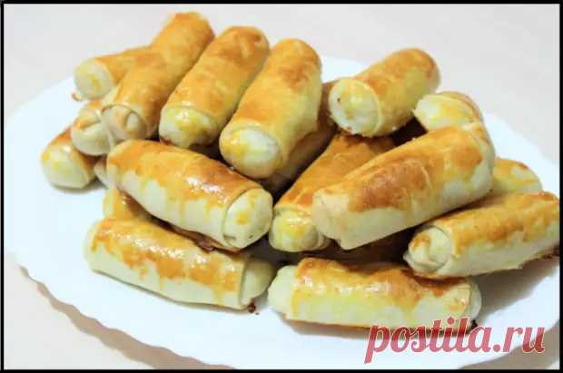 Вкуснее любых пирожков: показываю как готовлю трубочки с начинкой из 
