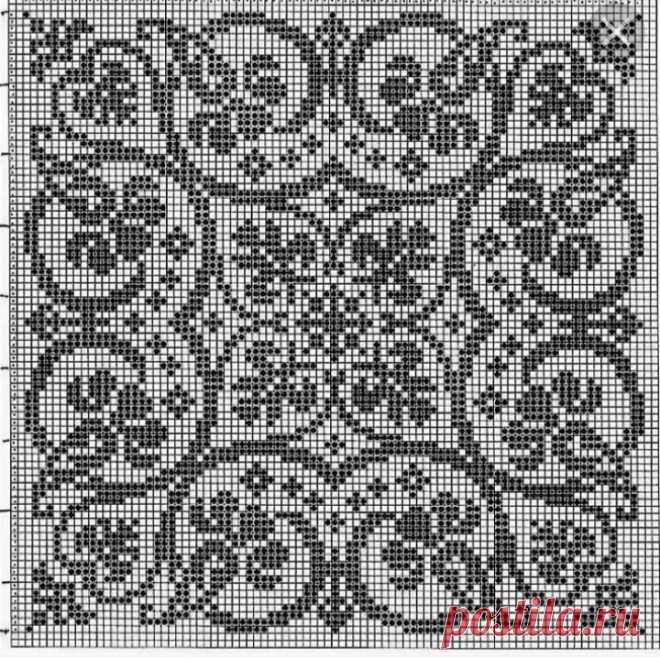 Вяжем красивые гжельские узоры спицами. Схемы. | Всё в жизни связано. | Яндекс Дзен