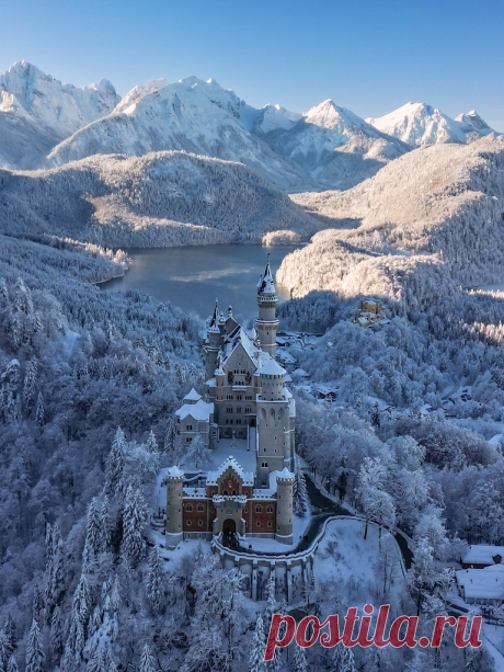 Wintertime in Fairytale Country Bavaria/Germany