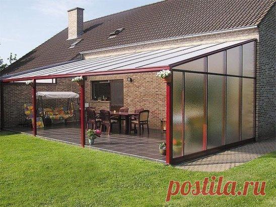 Веранда из поликарбоната