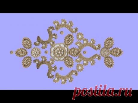 КАРТУШ БАРОЧНЫЙ \\ КОМПОЗИЦИЯ \\ ВЯЖЕМ РЕГУЛЯРНУЮ СЕТКУ \\Вяжем по схемам