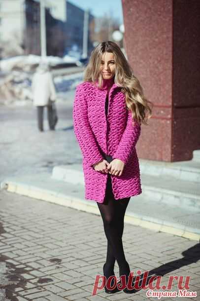 Пальто крючком Fuchsia (оно же Шарлиз) от Полины Крайновой - Вяжем вместе он-лайн - Страна Мам
