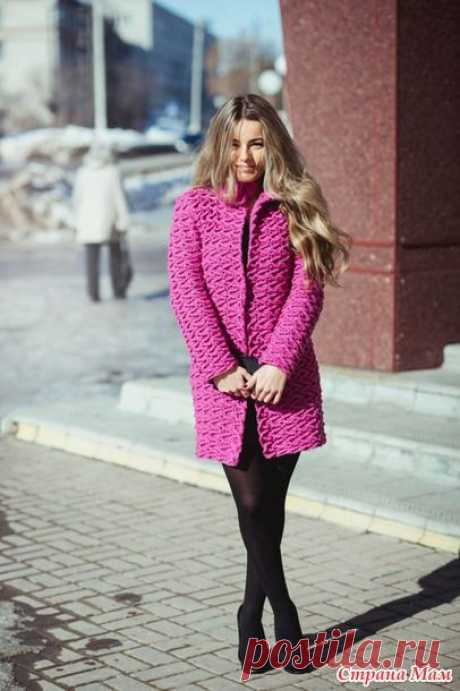 Пальто крючком Fuchsia (оно же Шарлиз) от Полины Крайновой - Вяжем вместе он-лайн - Страна Мам