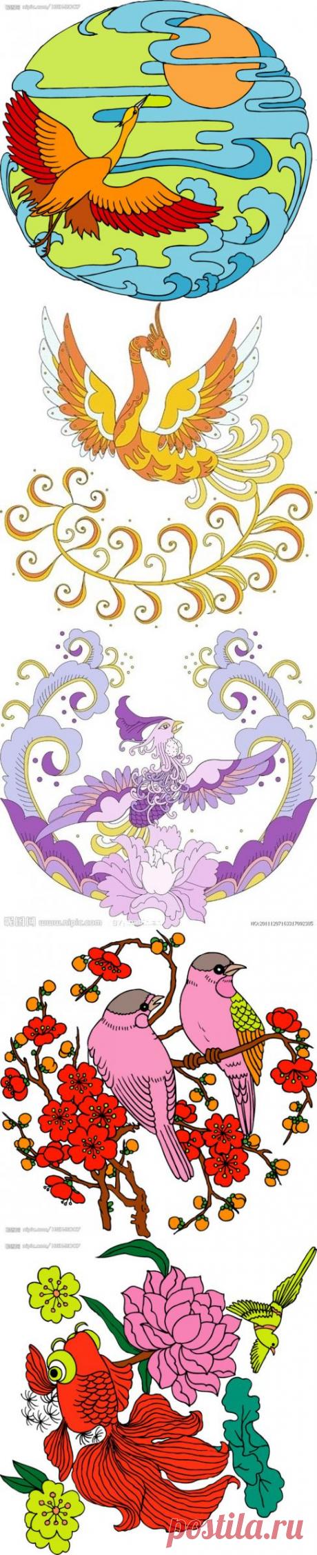 Шаблоны для росписи в китайском стиле