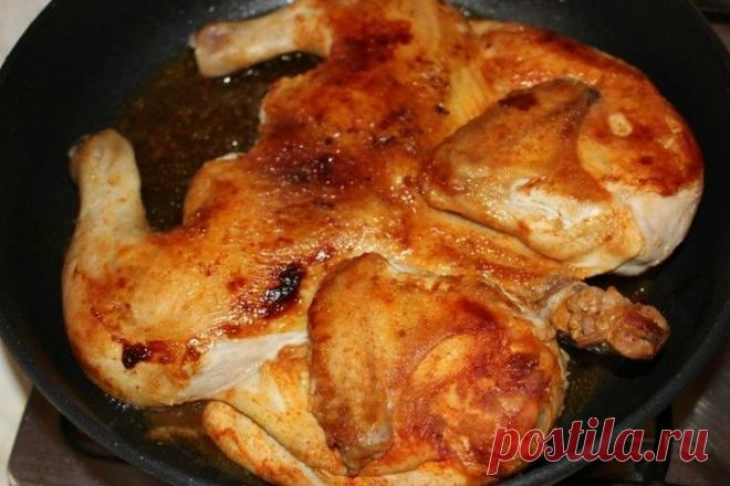 Вкуснейший цыплёнок табака (тапака) по-домашнему в духовочке!!!