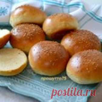 Домашние булочки для гамбургеров Кулинарный рецепт
