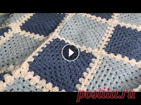 Плед из больших квадратов. Часть 2. Соединение квадратов в процессе вязания. Подробно для начинающих Продолжаю вязать плед из больших квадратов. Соединяю в процессе вязания. Ссылка на видео вязания квадратов #вязаниедляначинающих #соединениеквадратов ...